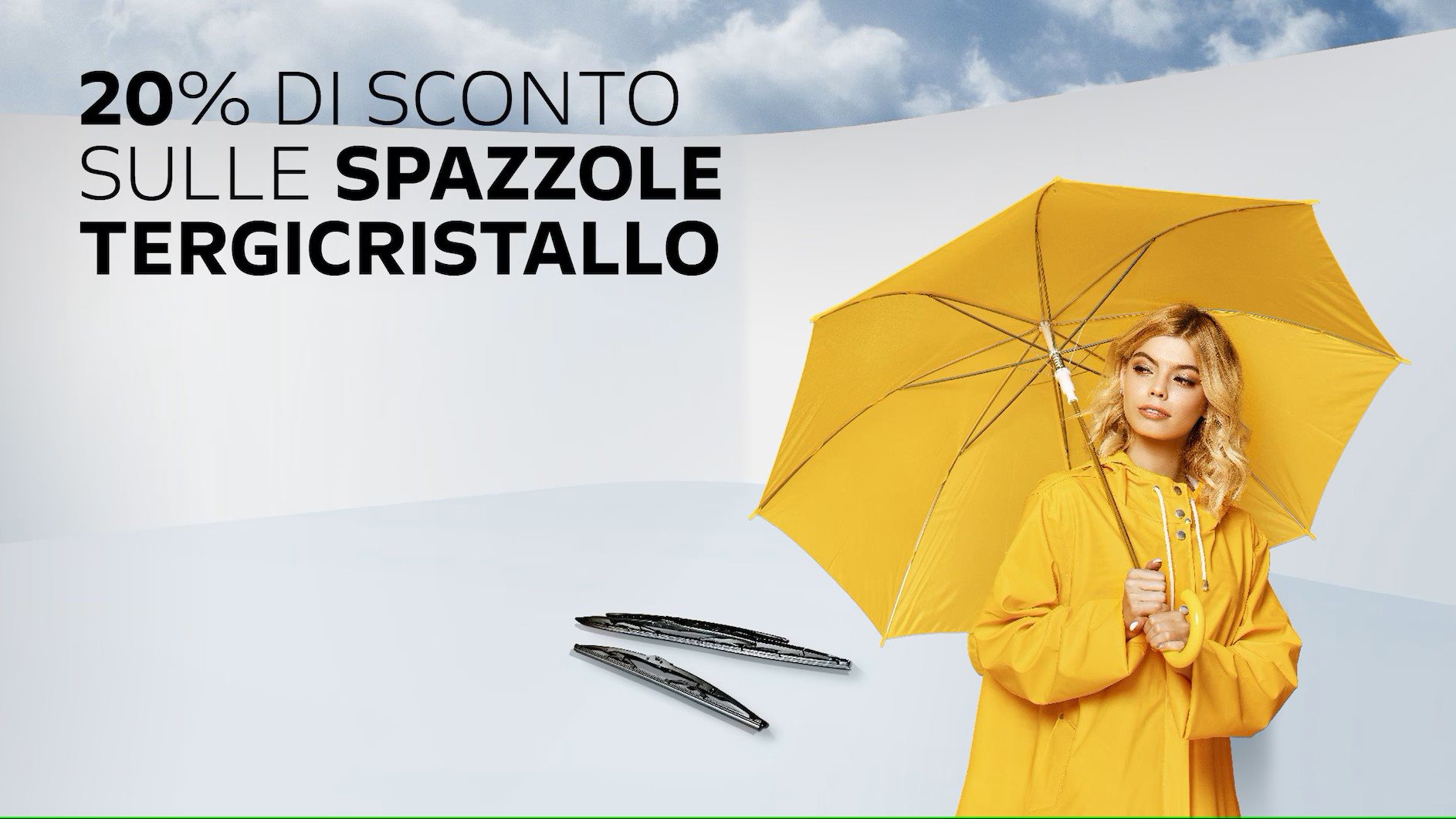 20% DI SCONTO SULLE SPAZZOLE TERGICRISTALLO